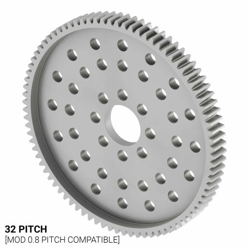 32 Pitch, 84 Tooth (.50" Bore) Aluminum Hub Gear