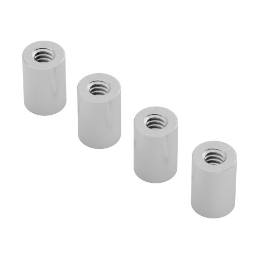 0.375" Length, 1/4" OD Round Aluminum Standoff (6-32 Thread)