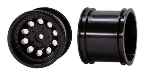 3605 Series Black Revolver Rim (12mm Hex Drive, 56mm [2.2"] Diameter) - 2 Pack