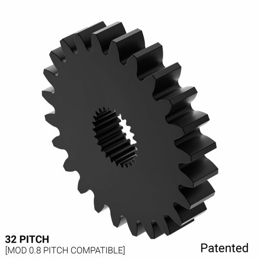 Ingranaggio servo 32P, 24 denti, 25T 3F Spline (acetile)