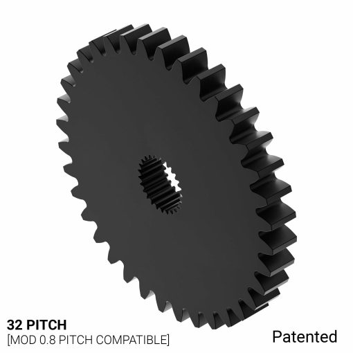32P, 36 Tooth, 25T 3F Spline Servo Mount Gear (Acetyl)