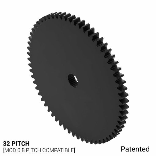 32P, 64 Tooth, 24T C1 Spline Servo Mount Gear (Acetyl)