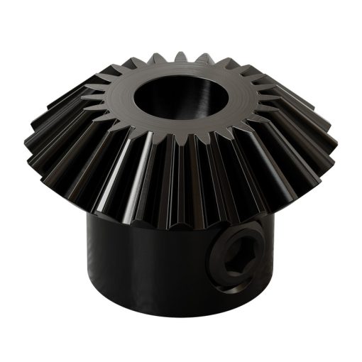 2317 Series Steel, MOD 0.8 Miter Gear (1/4" Round Bore, 24 Tooth)