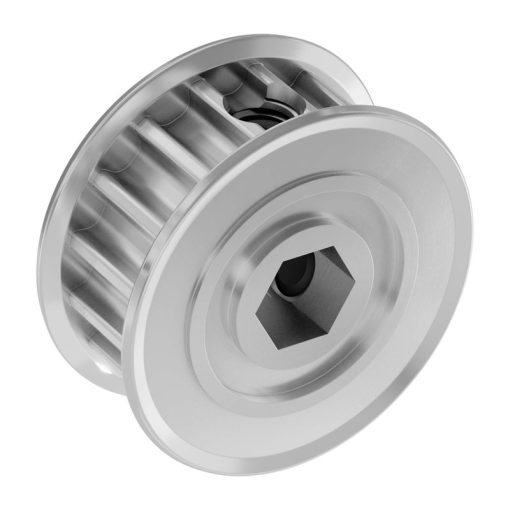 3417 Series 5mm HTD Pitch Set-Screw Pinion Timing Belt Pulley (8mm REX Bore, 16 Tooth)