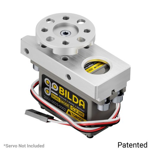 Compact ServoBlock™ (27mm Width, For Standard Size H25T Spline Servo, Hub-Shaft)