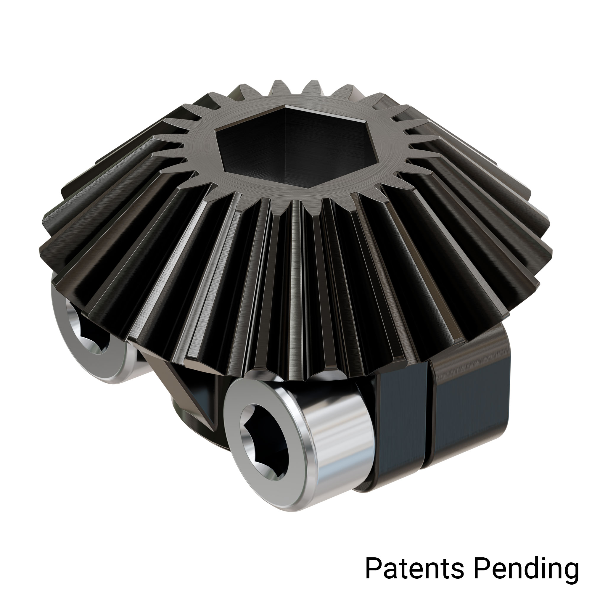 Clamping Steel Miter Gear (8mm REX™ Bore, 24 Tooth, MOD 1)